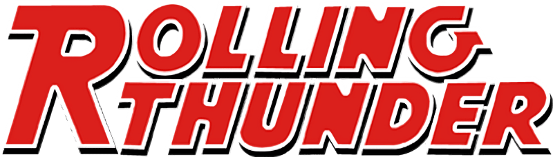 Rolling Thunder logo for NES